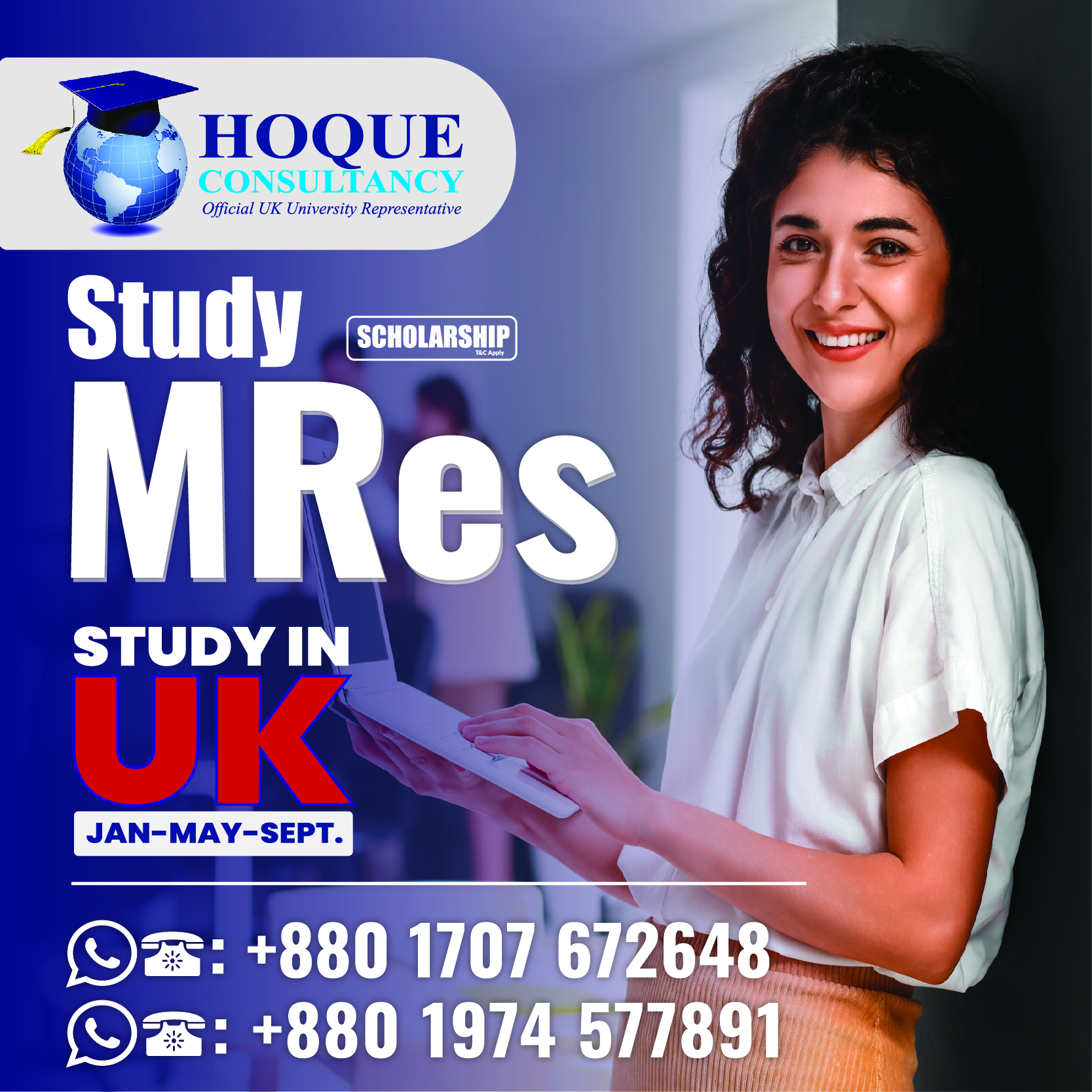 MRes STUDY IN JAN-MAY-SEPT.