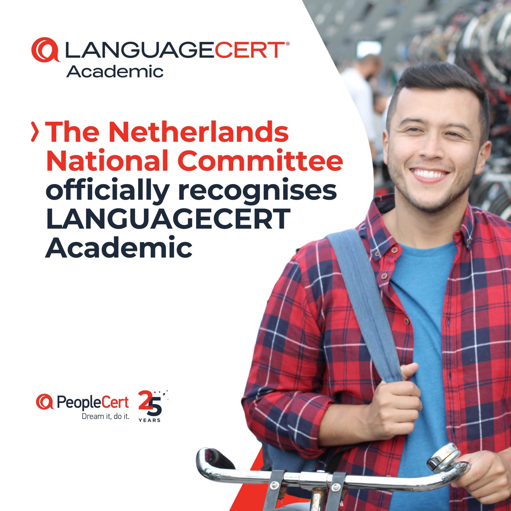 The Netherlands National Committee officially recognises LANGUAGECERT Academic