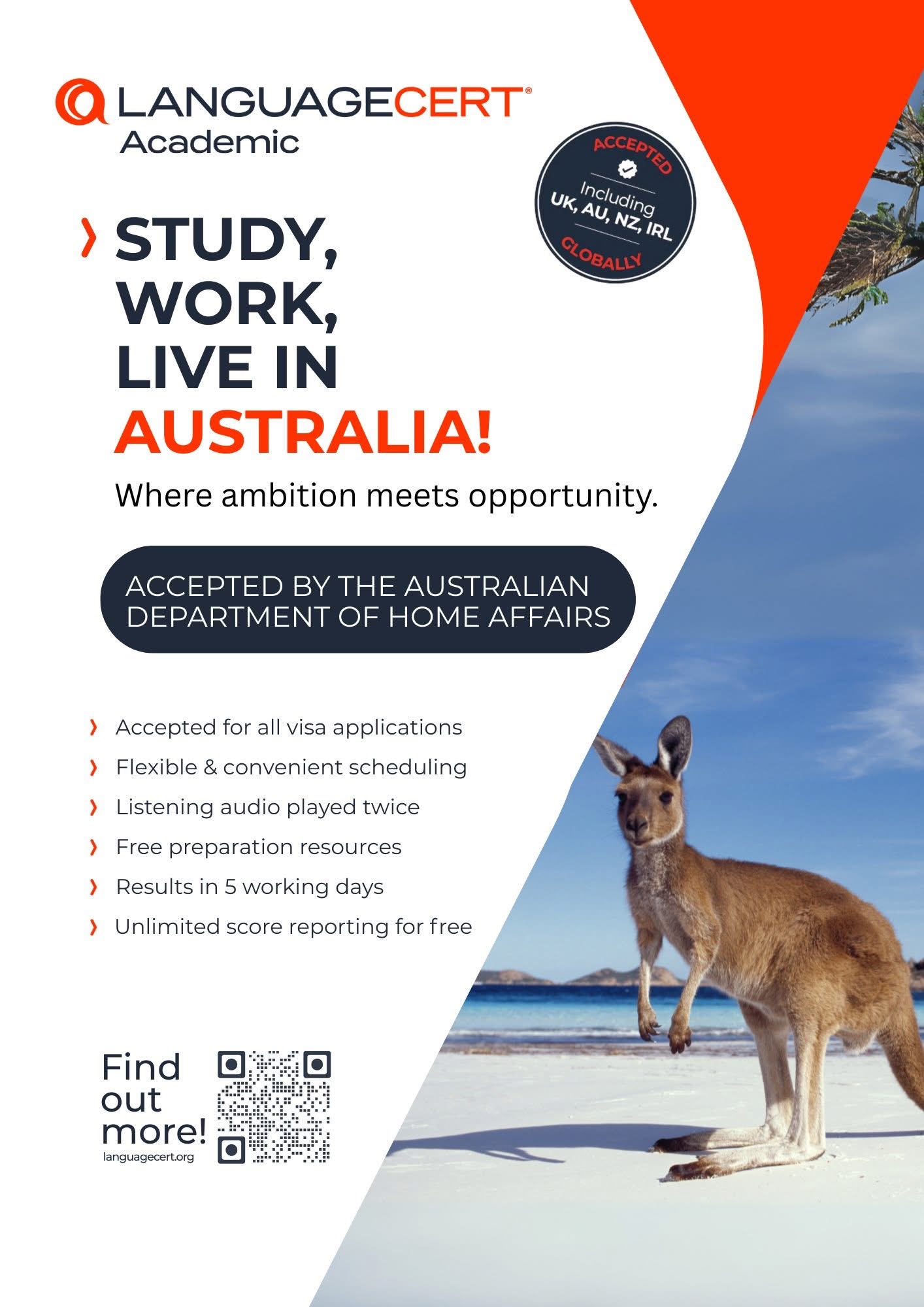 STUDY, WORK, LIVE IN AUSTRALIA! ACCEPTED Including UK, AU, NZ, IRL CLOBALLY