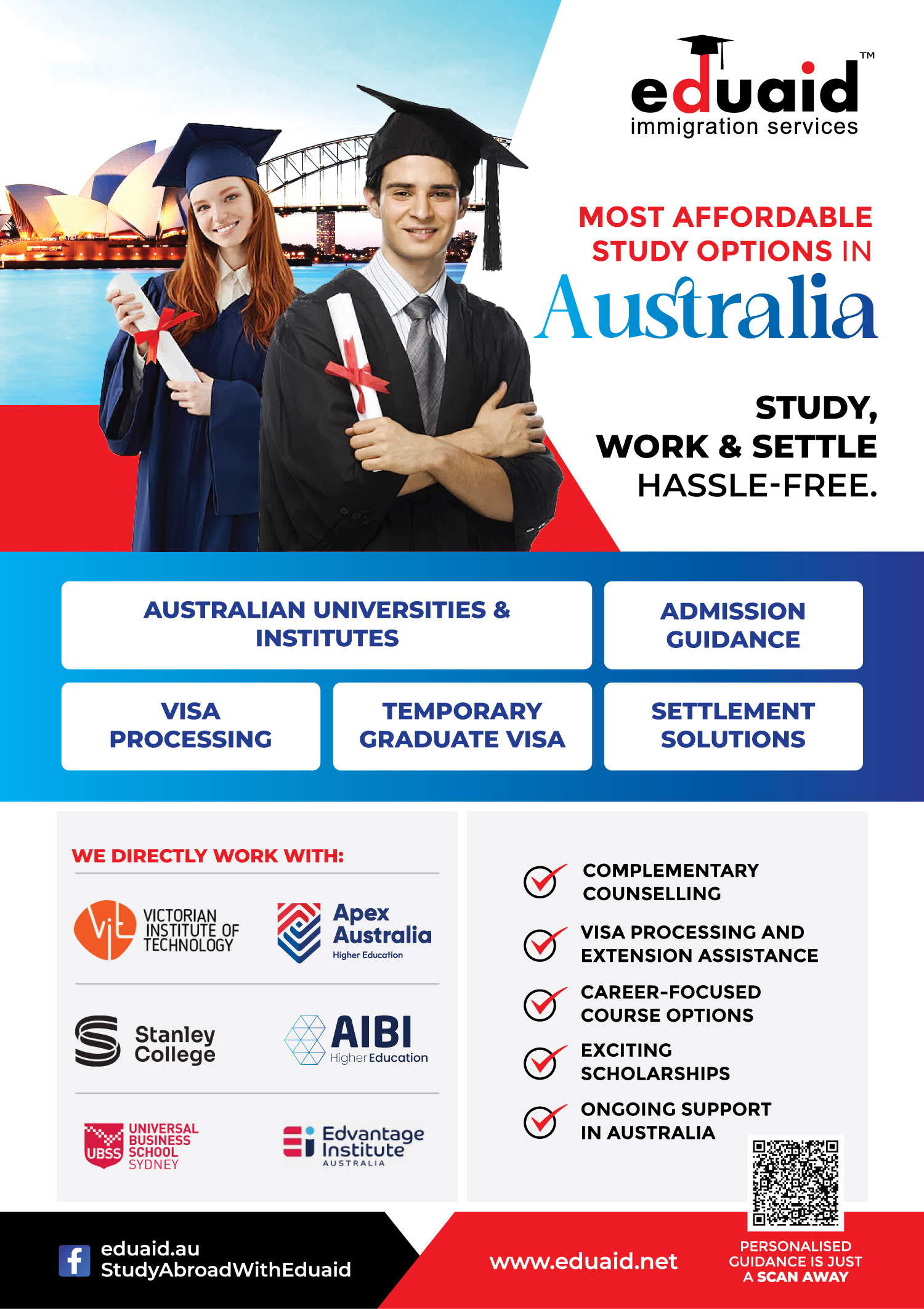 MOST AFFORDABLE STUDY OPTIONS IN Australia